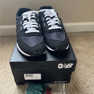 Figs- New Balance Dark Blue and White Sneakers